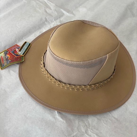 DPC Tan Outdoor Western Soaker Hat L/XL NEW UPF‎ 50+ - Picture 2 of 5